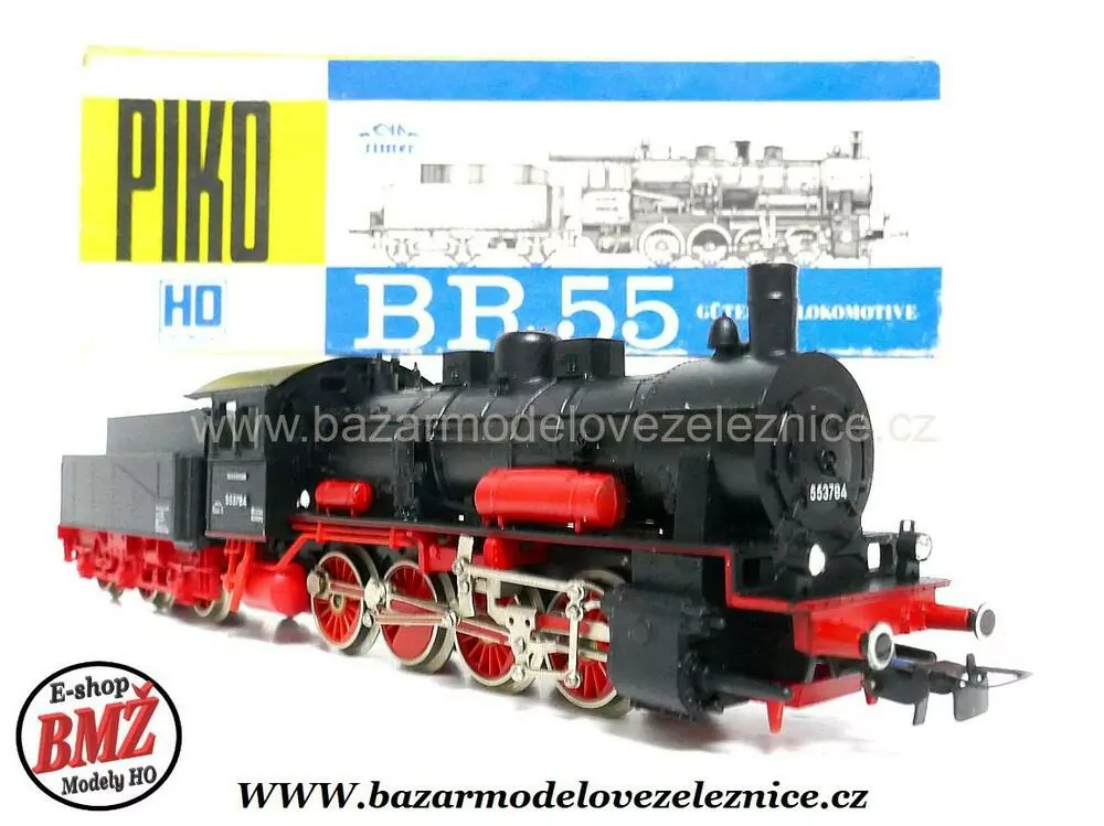 Piko DDR - DC - Parní lokomotiva BR 55 3784 DR - HO
