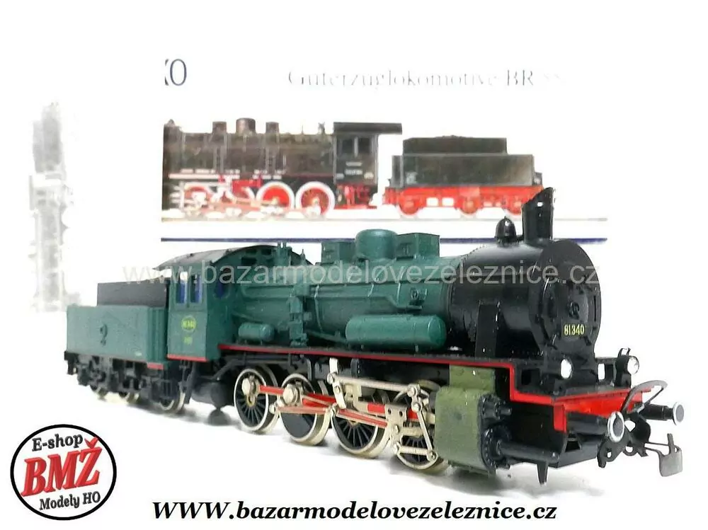 Piko DDR - DC - Parní lokomotiva BR 55 SNCB - HO