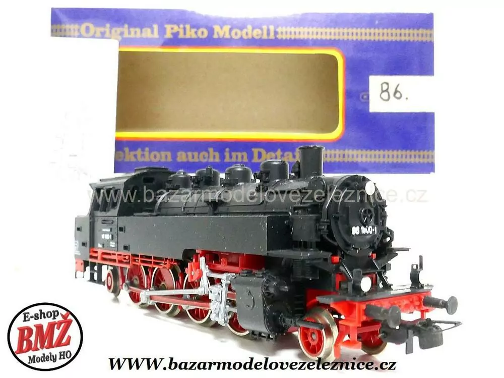 Piko DDR - DC - Parní lokomotiva BR 86 1800 DR - HO