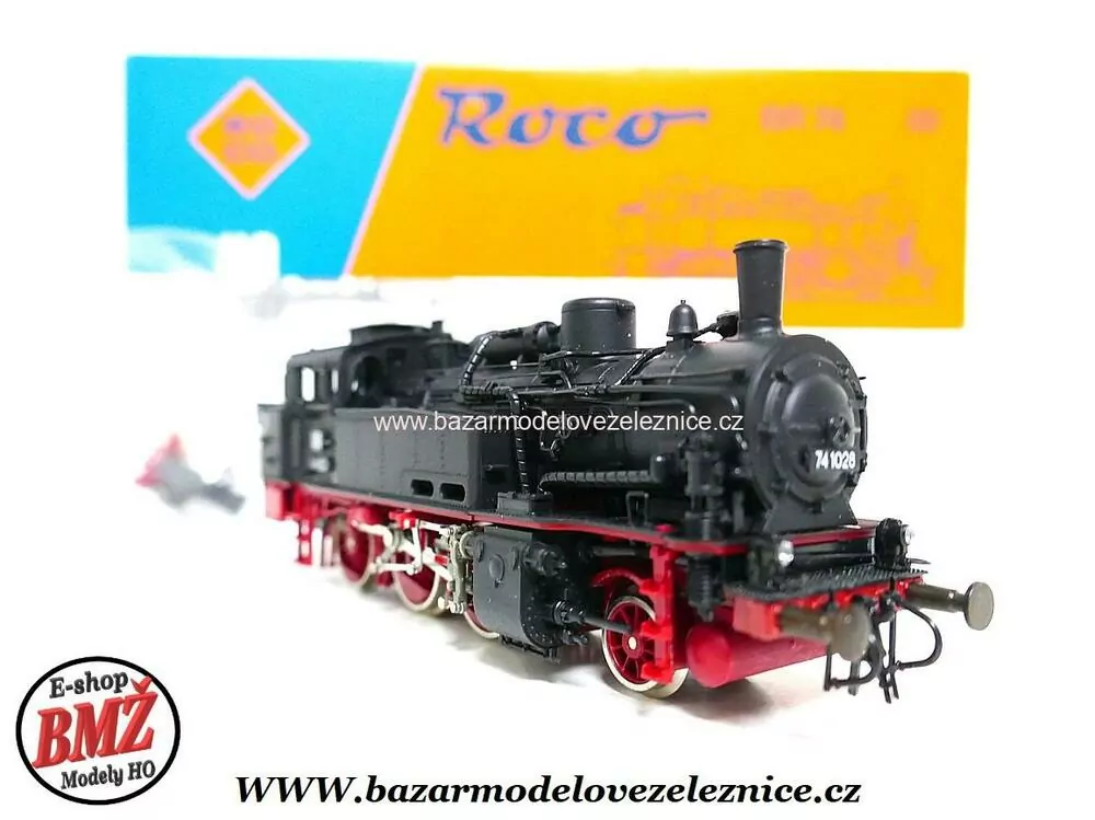 Roco - DC - Parní lokomotiva BR 74 1028 DB - HO