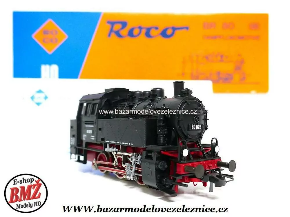 Roco - DC - Parní lokomotiva BR 80 028 DB - HO