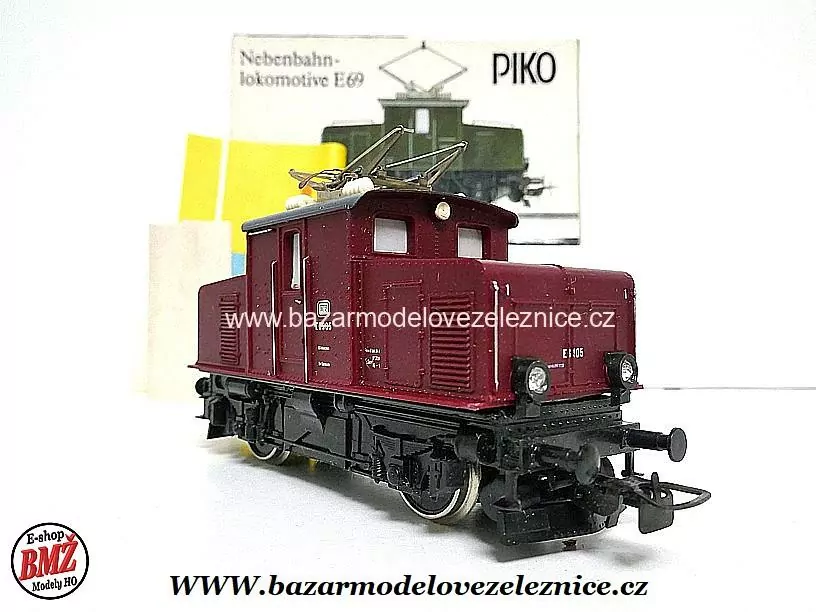 PIKO DDR - DC - Elektrická lokomotiva E 69 05 DB -HO