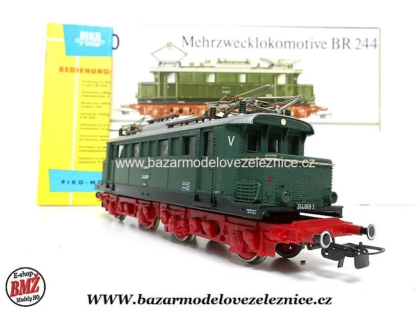 PIKO DDR - DC - Elektrická lokomotiva BR 244 068 DR -HO