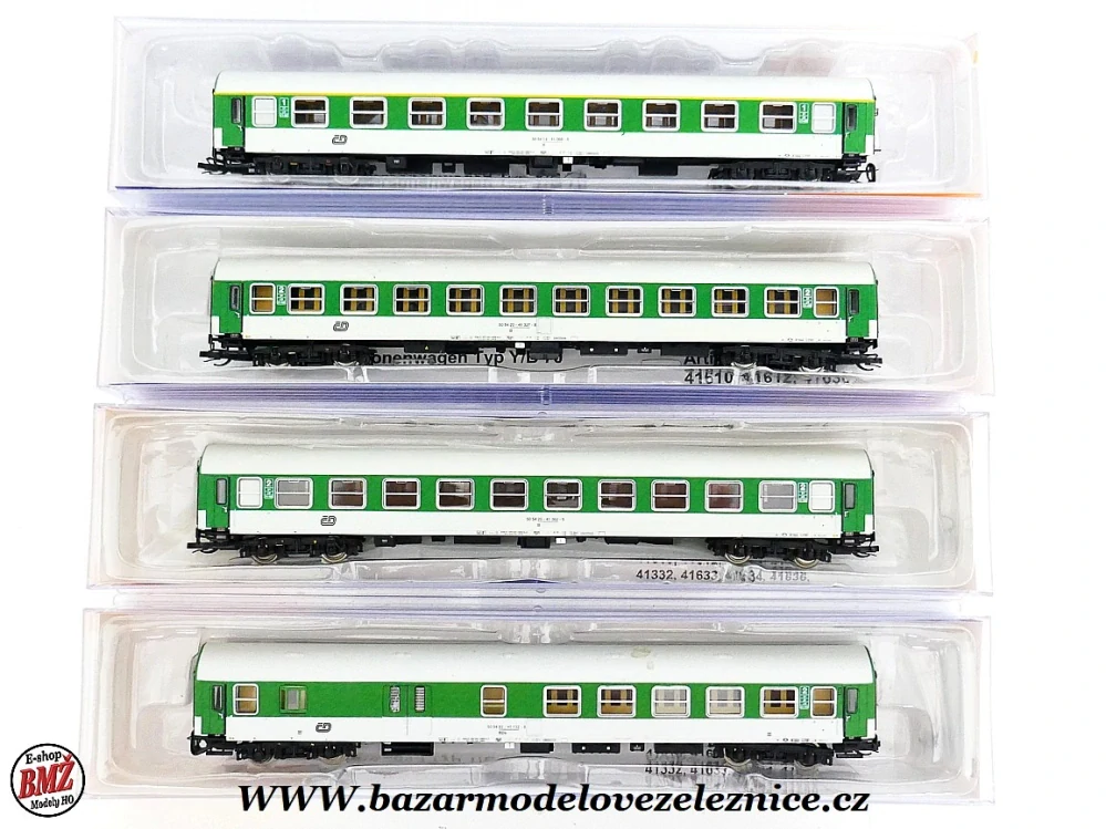 Kuehn - Set 4 osobních vozů ČD. - TT
