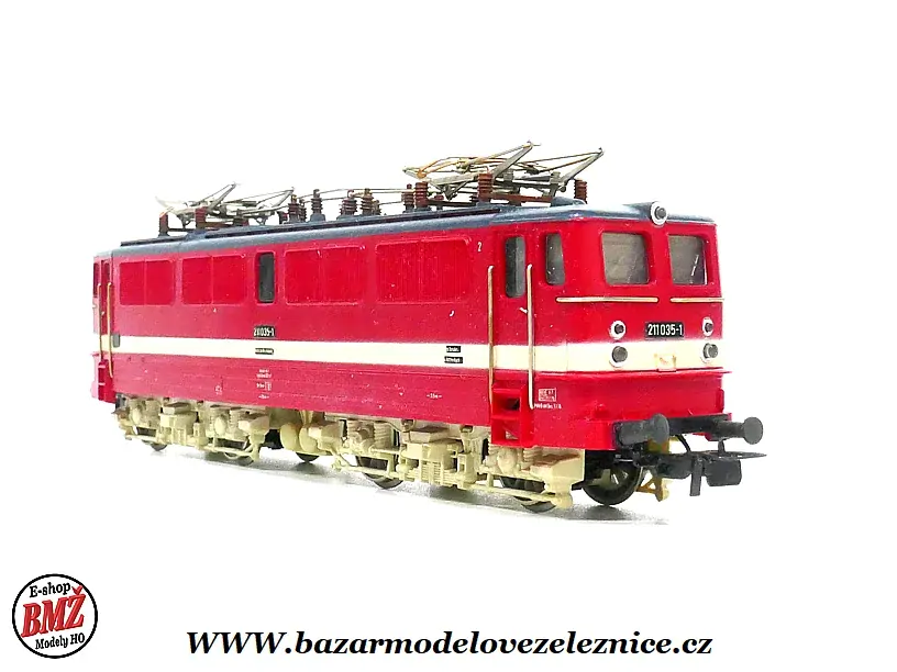 Piko DDR - DC - Elektrická lokomotiva E 211 035 DR - HO