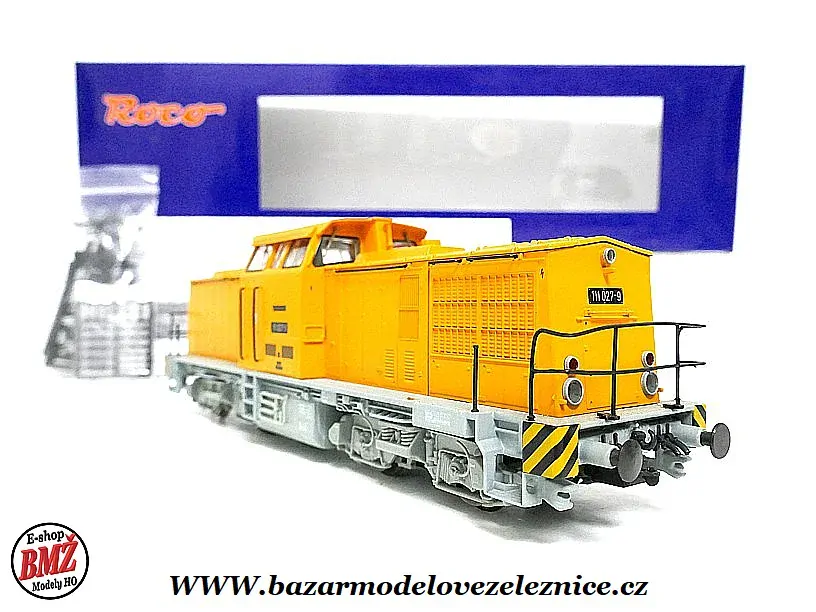 Roco - DSS - Dieselová lokomotiva BR 111 027 DR - HO