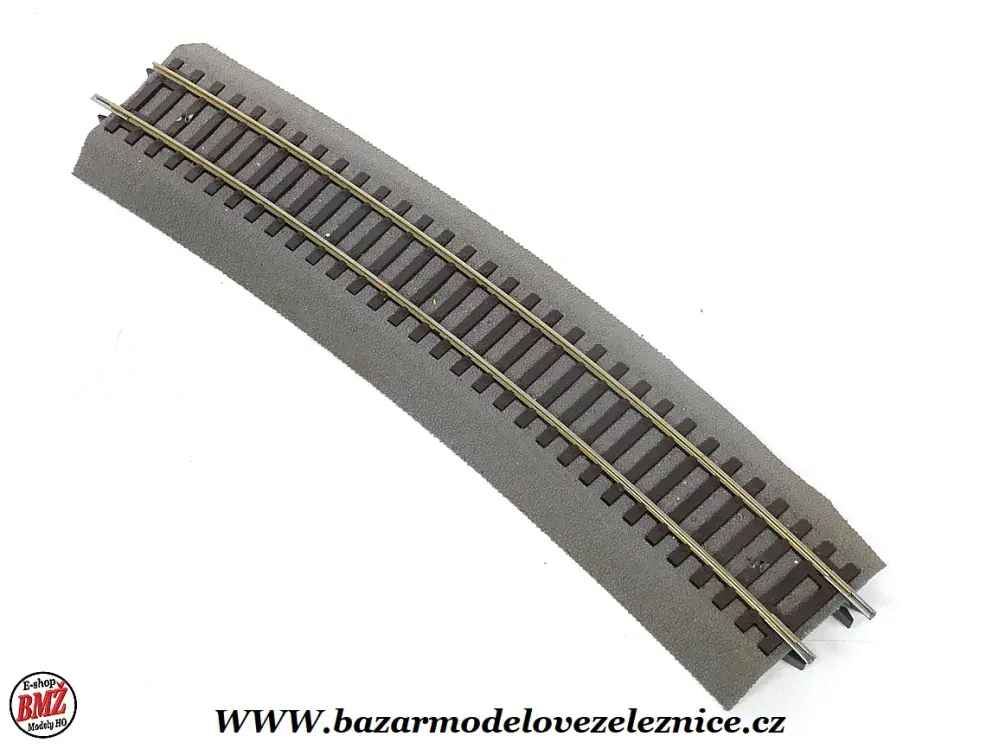 Roco Line - oblouková kolej R3 - 419,6 mm / 30° s podložím gumové - HO