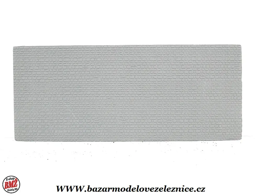 ? - Cihlové zdivo šedé 30x12 cm - HO - TT