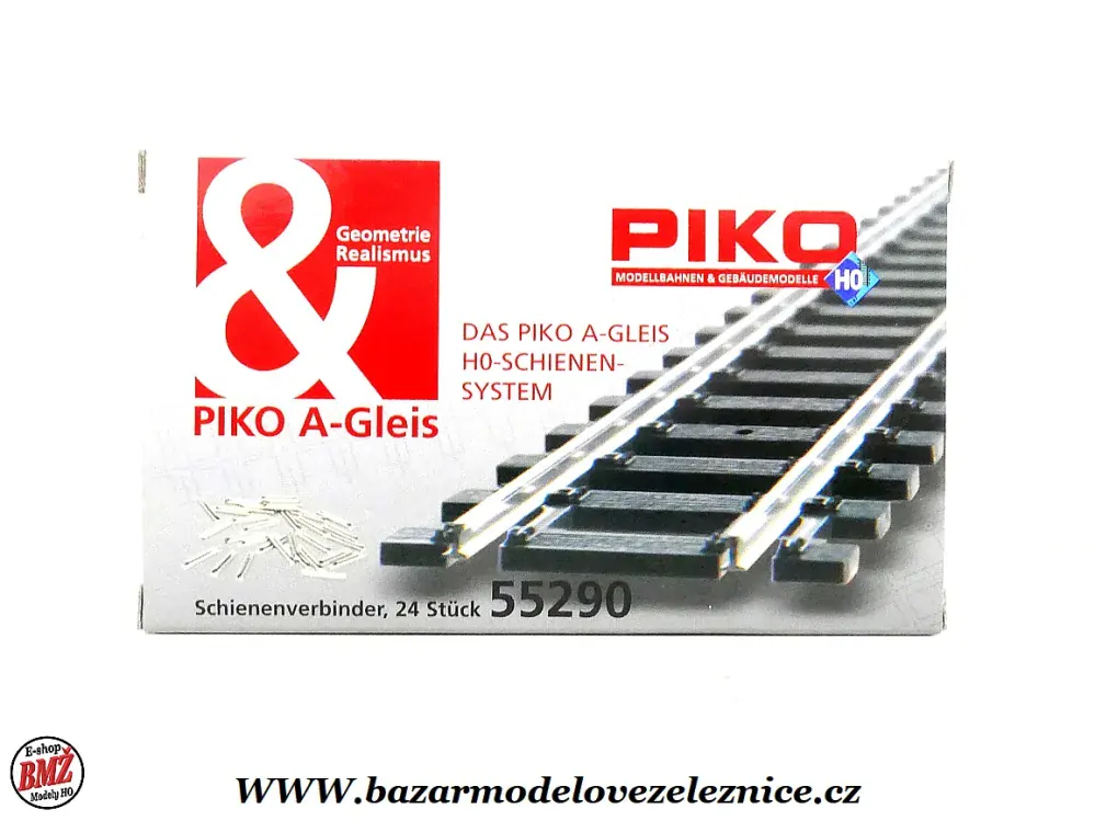 Piko A gleis - Kovové spojky pro kolejivo, 24ks - HO