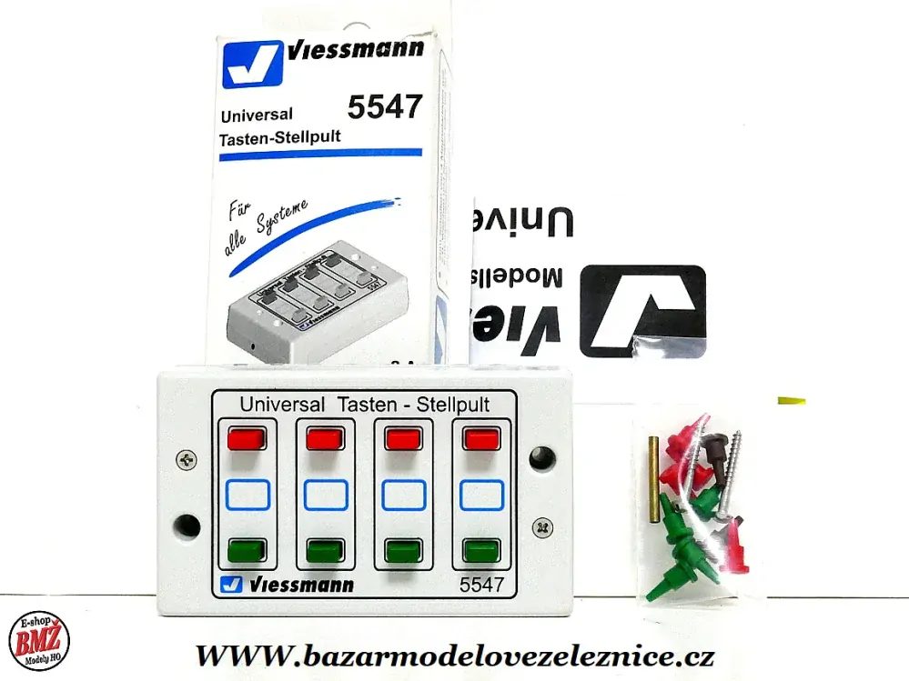 Viessmann - Univerzální ovládací panel na 4 výhybky, návěstidla atd. - HO - TT