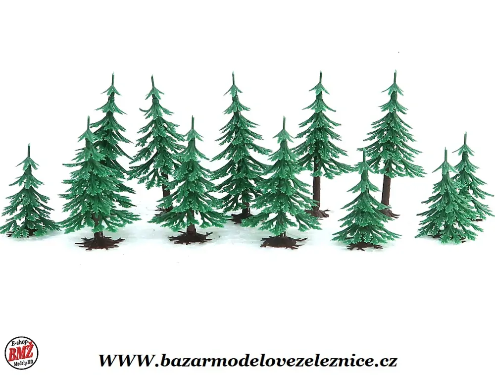 Vero - Smrky - 12 ks 4-7 cm - HO - TT