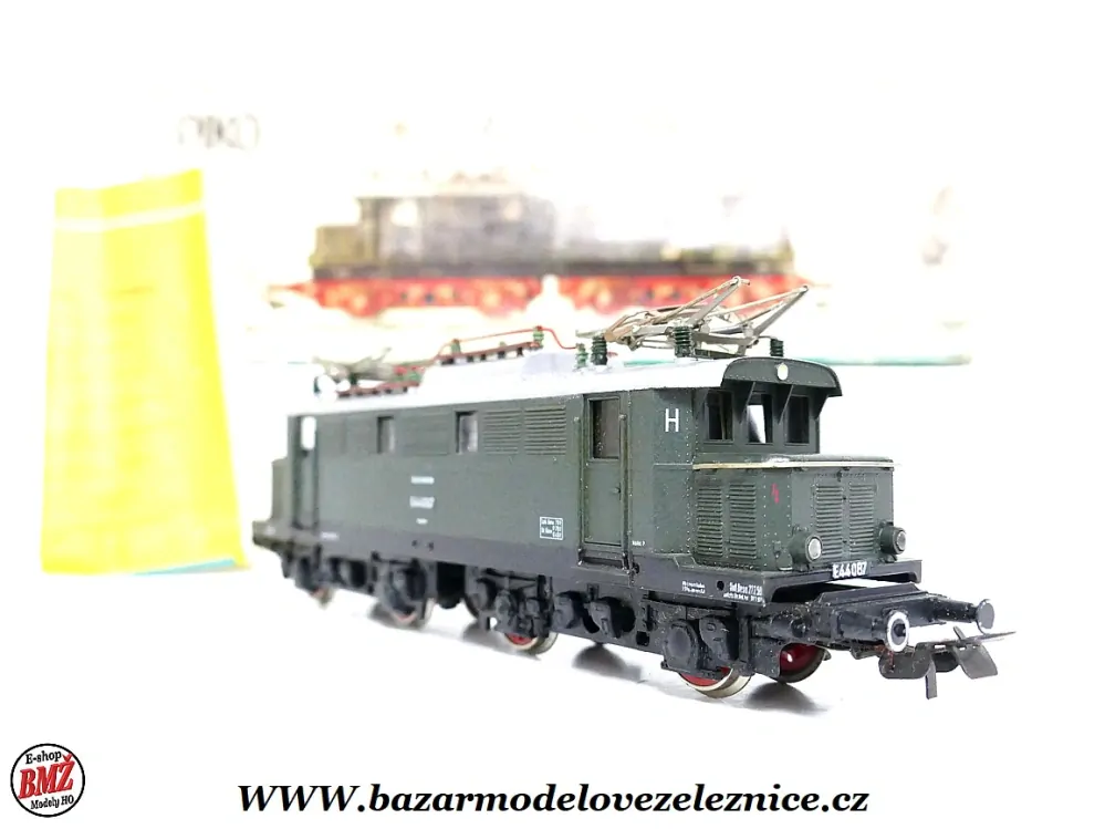 PIKO DDR - DC - Elektrická lokomotiva E 44 087 DR -HO