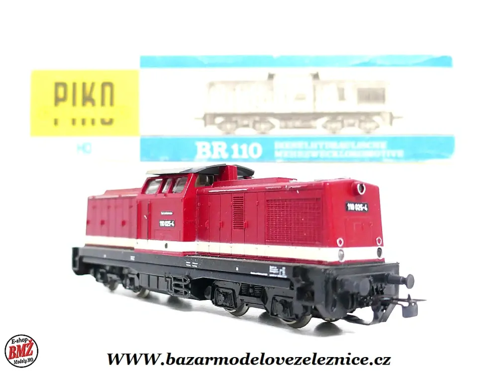 PIKO DDR - DC - Dieselová lokomotiva BR 110 025 DR - HO