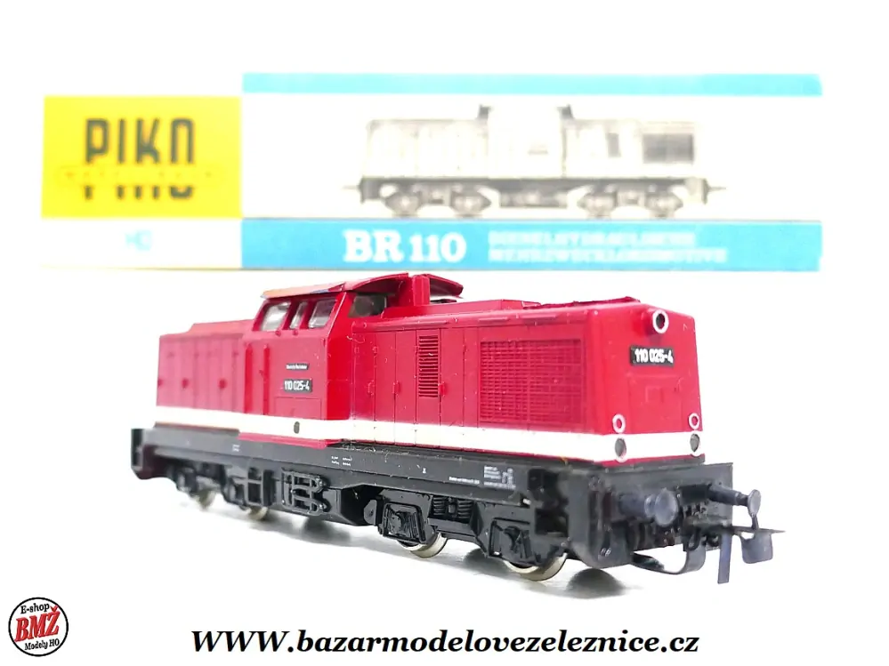 PIKO DDR - DC - Dieselová lokomotiva BR 110 025 DR - HO