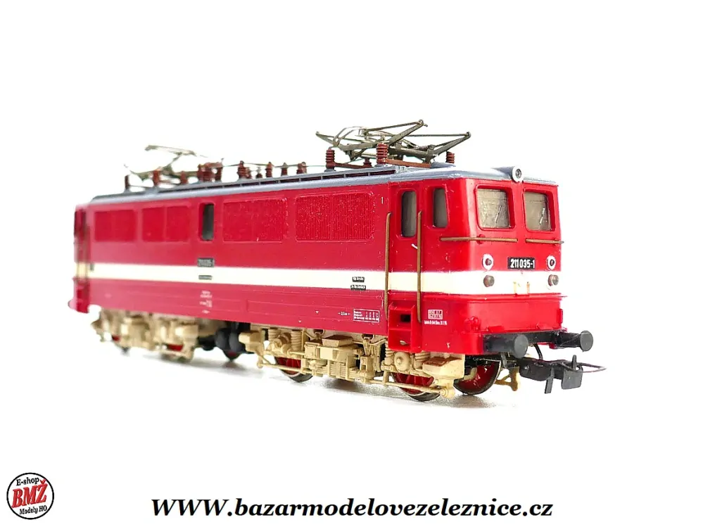 Piko DDR - DC - Elektrická lokomotiva E 211 035 DR - HO