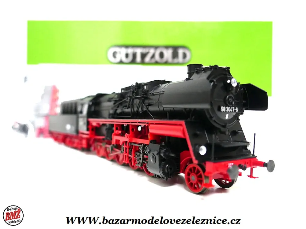 Gutzold - DSS - Parní lokomotiva BR 58 3047 Reko T 28DR - HO