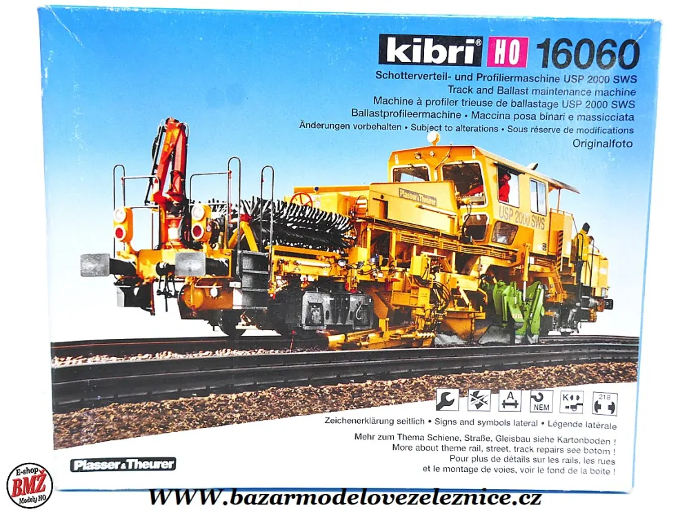 Kibri - stroj pro úpravu podloží PLASSER & THEURER UPS 2000 SWS - HO