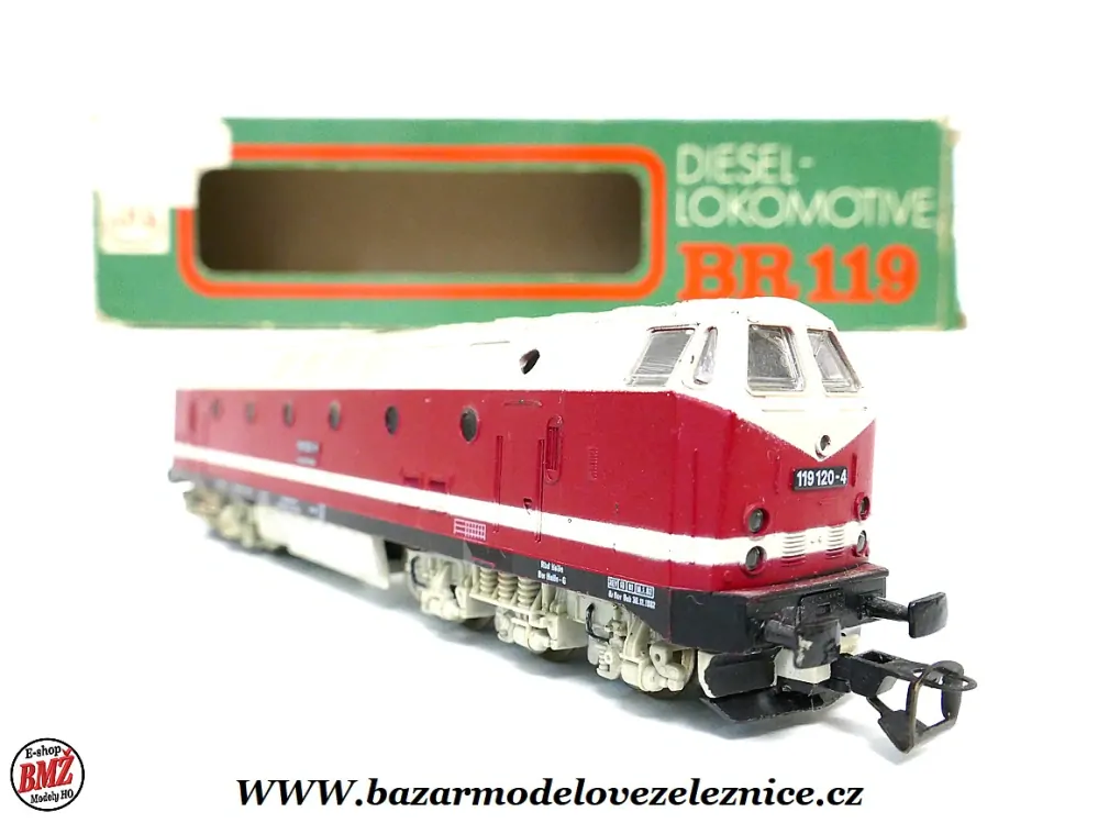 BTTB - Dieselová lokomotiva BR 119 120 DR - TT