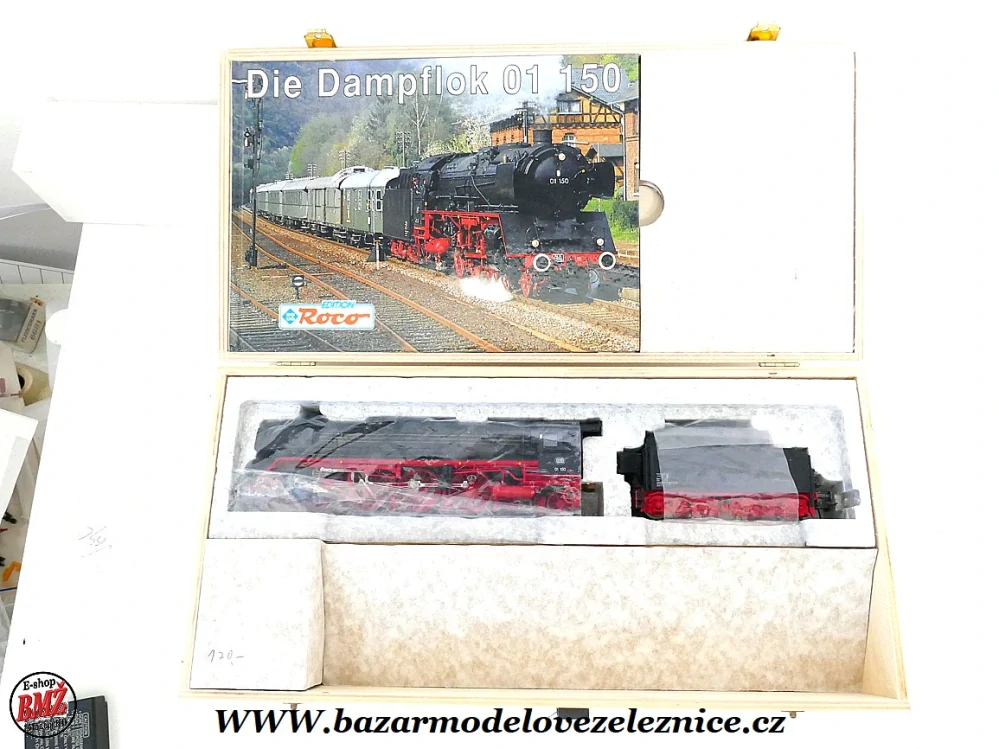 Roco Museum edotion - DC - Parní lokomotiva BR 01 150 DB - HO