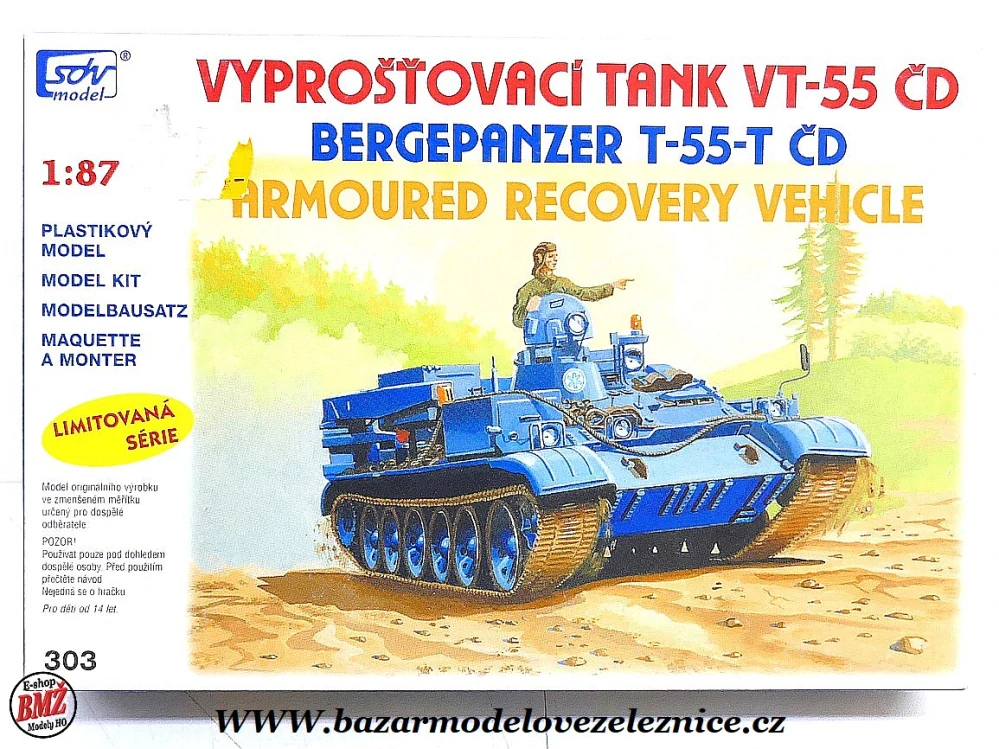 SDV - Vyprošťovací tank VT 55 ČD - HO