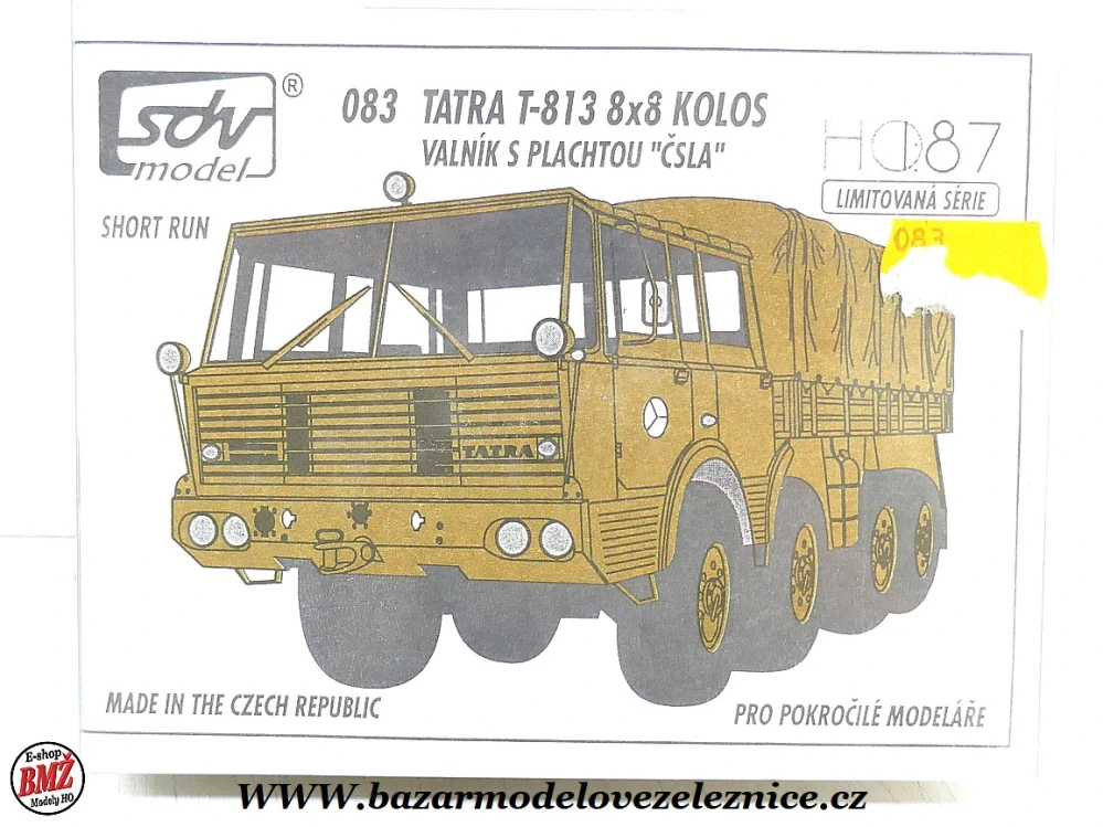 SDV - Tatra T 813 8x8 kolos ČSLA - HO