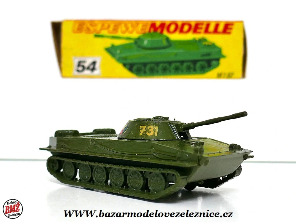 Espewe - Tank PT 76 - kov - HO