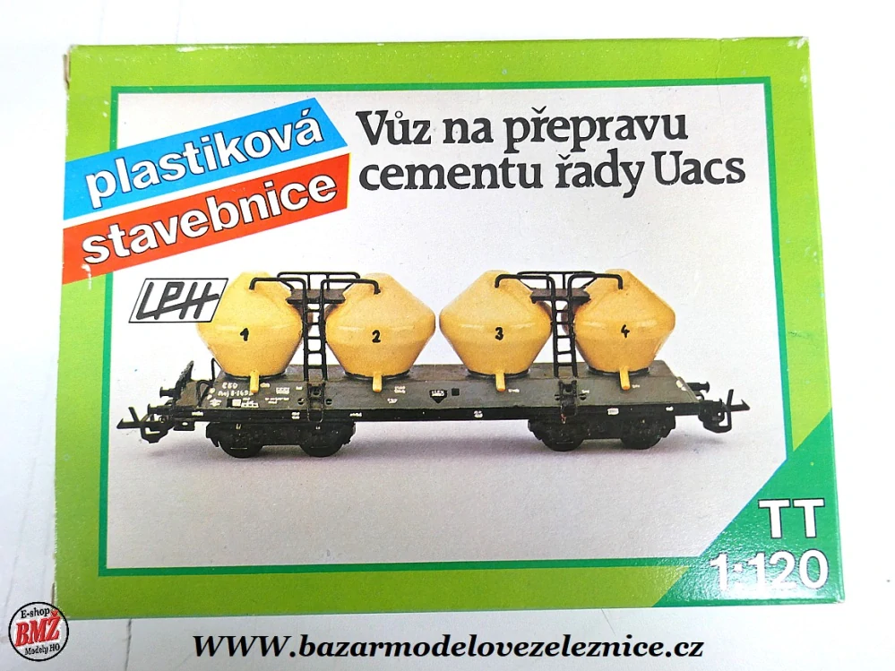 LPH - Vůz na cement Uacs ČSD - Stavebnice - TT