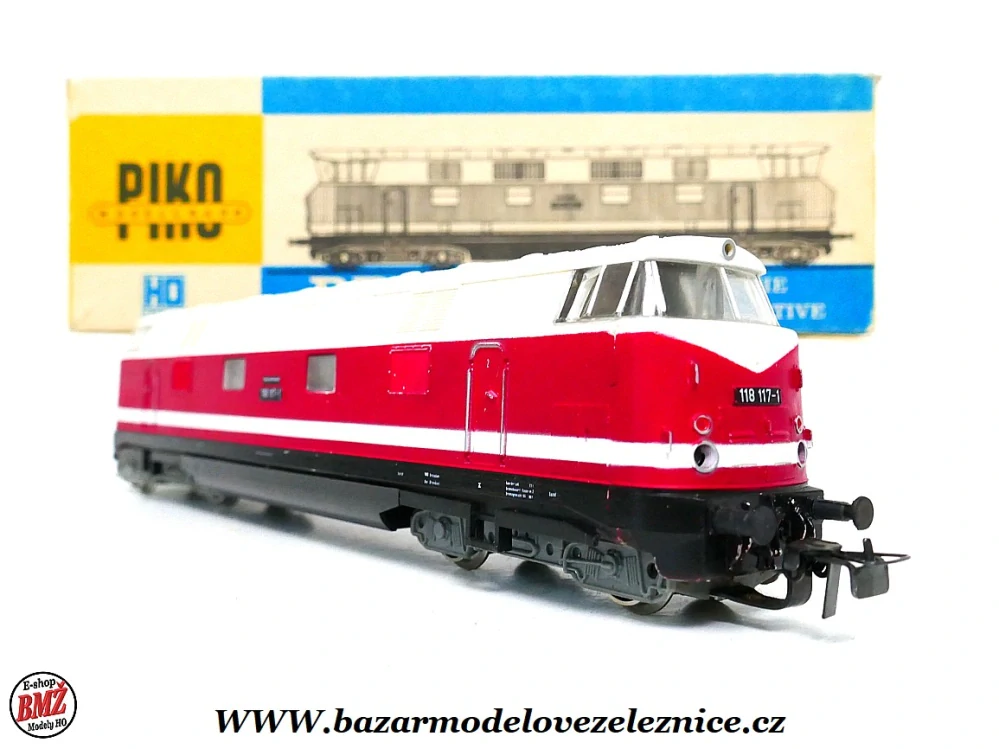 Piko DDR - DC - Dieselová lokomotiva BR 118 117 DR - HO