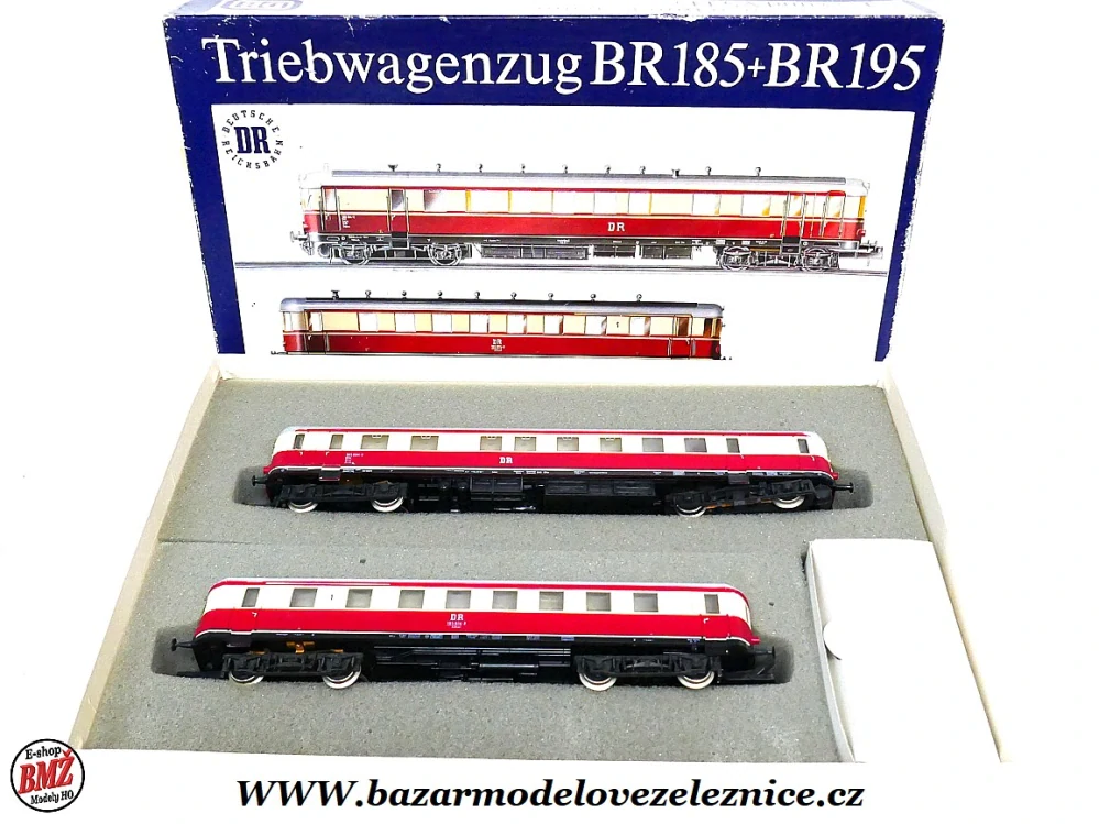 PIKO DDR - DC - Dieselová souprava BR 185/195 DR - HO