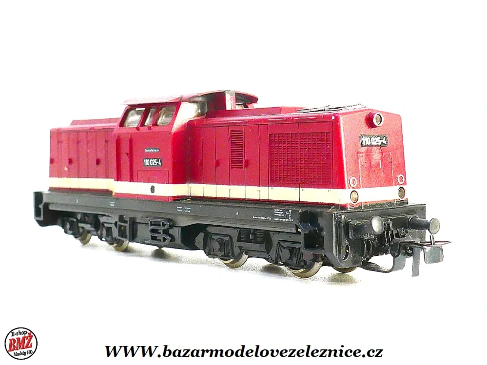 PIKO DDR - DC - Dieselová lokomotiva BR 110 025 DR - HO