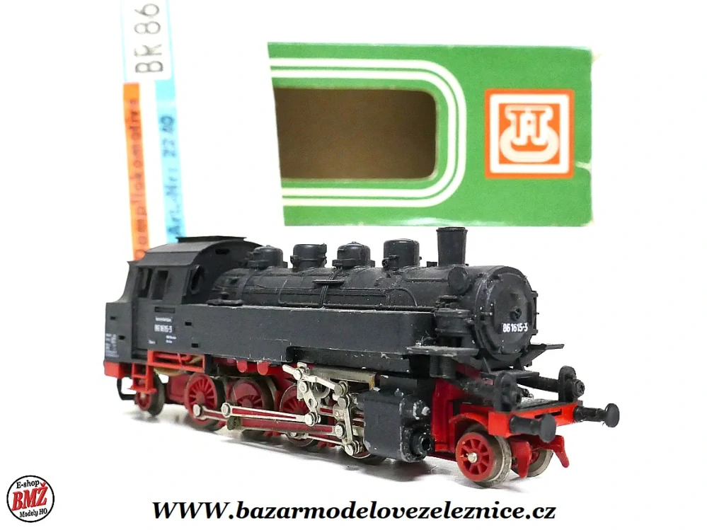 BTTB - Parní lokomotiva BR 86 1615 DR - TT