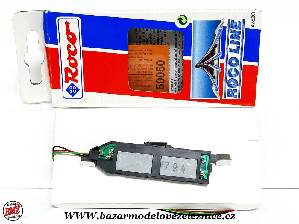 Roco Line - elektrický přestavník pro výhybky RocoLINE s podložím - HO