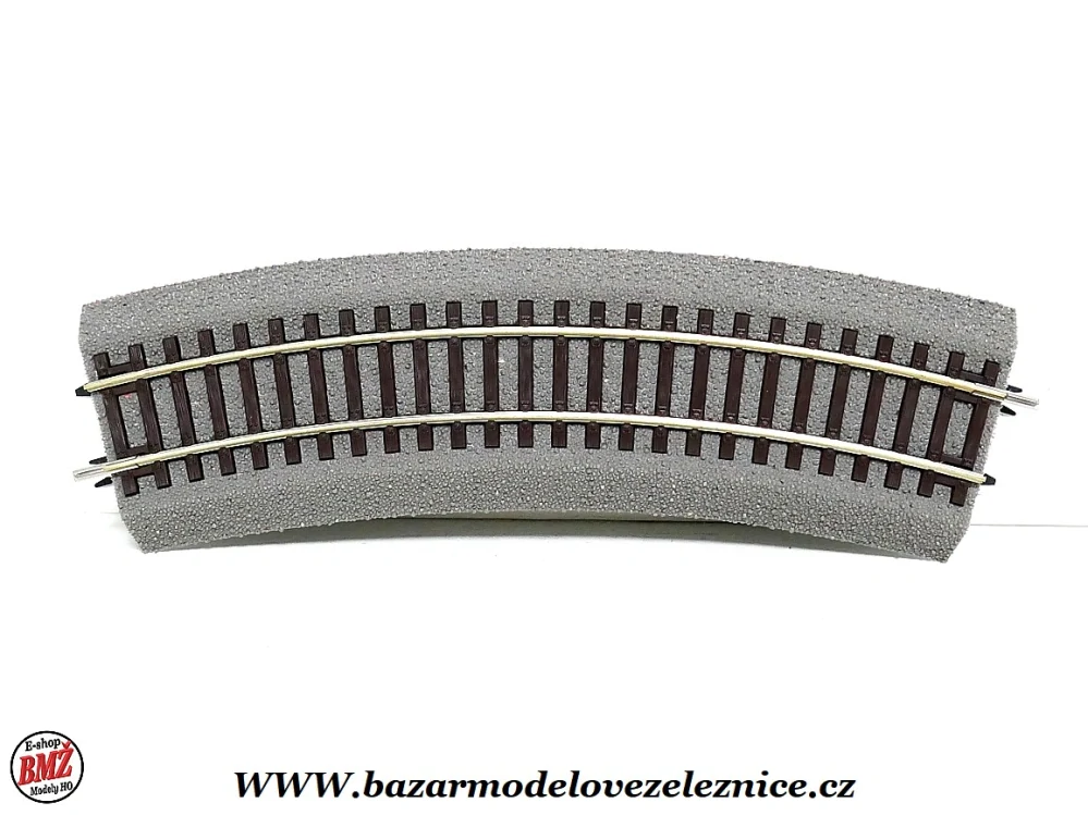 Roco Line - oblouková kolej R2 - 358 mm / 30° s podložím gumové - HO