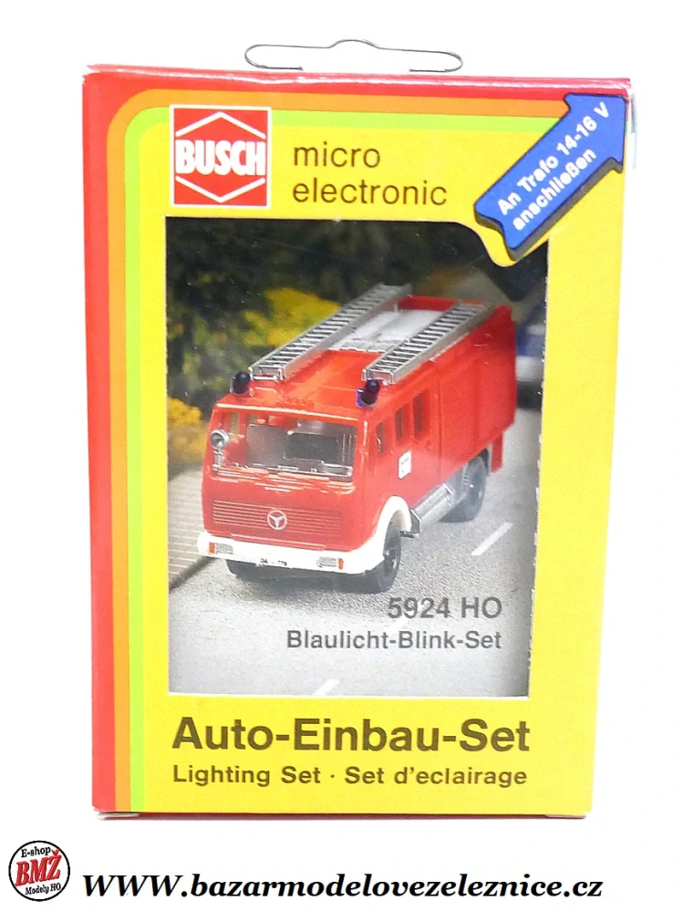 Busch - 2 x Maják modrý el. - HO