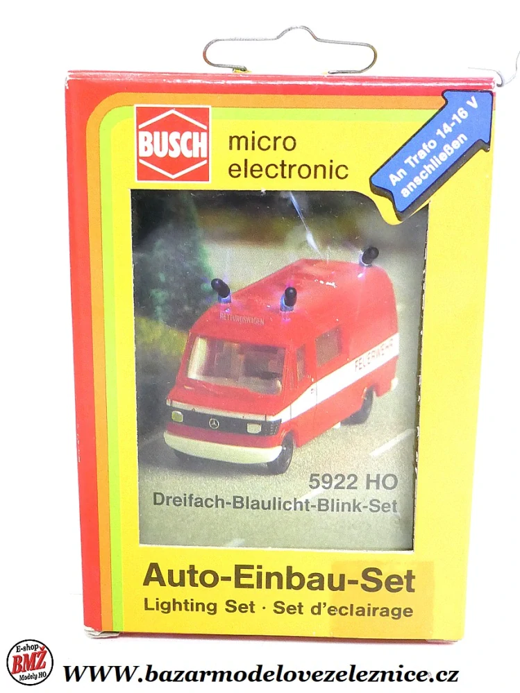Busch - 2 x Maják modrý el. - HO