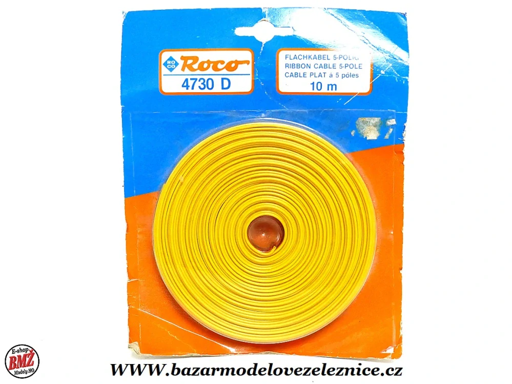 Roco - 5 polový kabel - 10 m - HO - TT