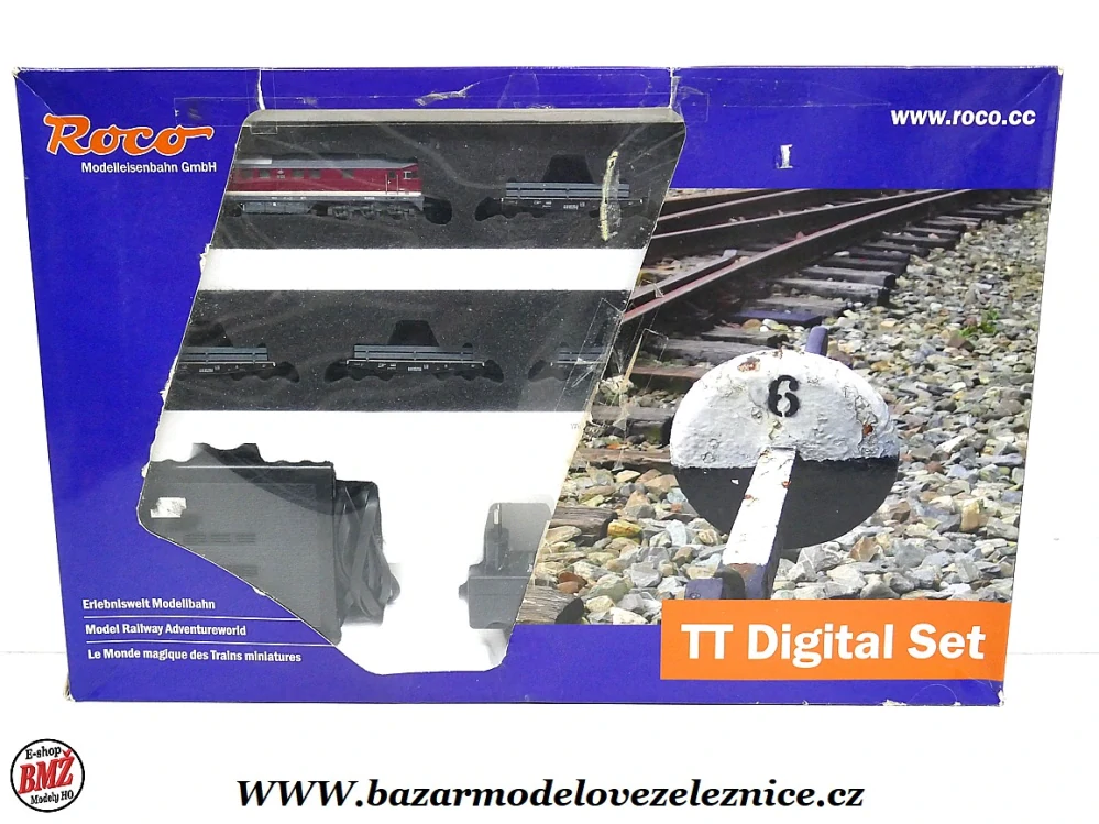 Roco - DCC - Set BR 132 DR + 3 nákl. vozy - TT