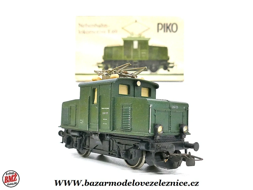 PIKO DDR - DC - Elektrická lokomotiva E 69 05 DB -HO