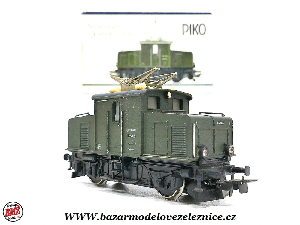 PIKO DDR - DC - Elektrická lokomotiva E 69 05 DB -HO