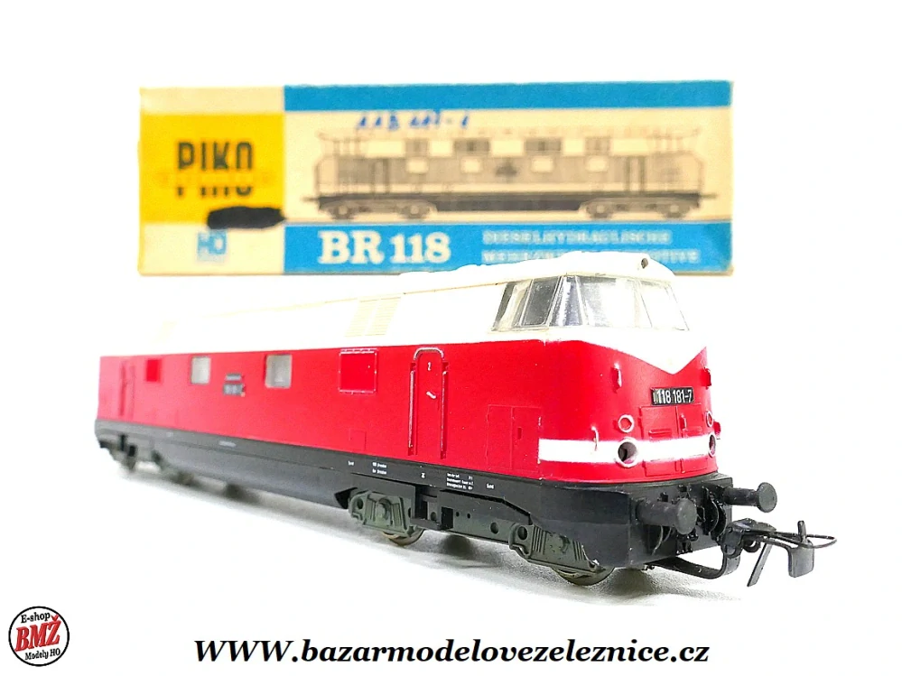 Piko DDR - DC - Dieselová lokomotiva V 180 181 DR - HO