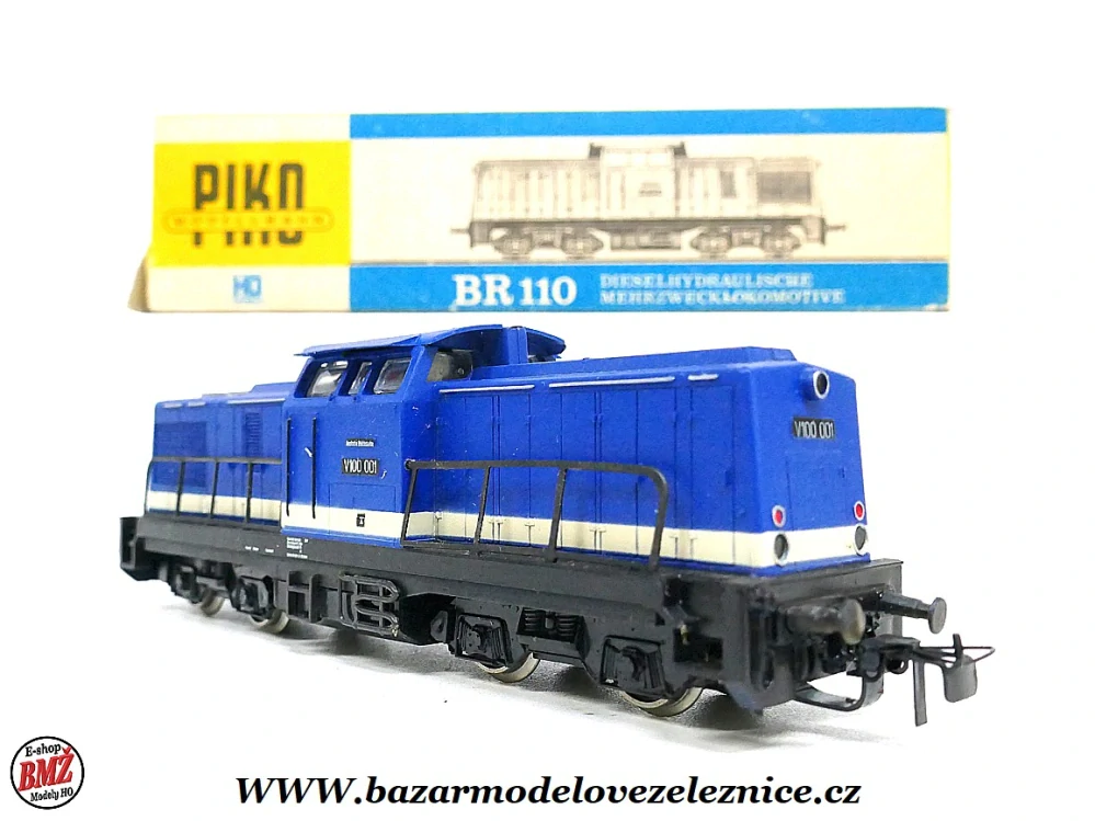 Piko DDR - DC - Dieselová lokomotiva V 100 001 DR - HO