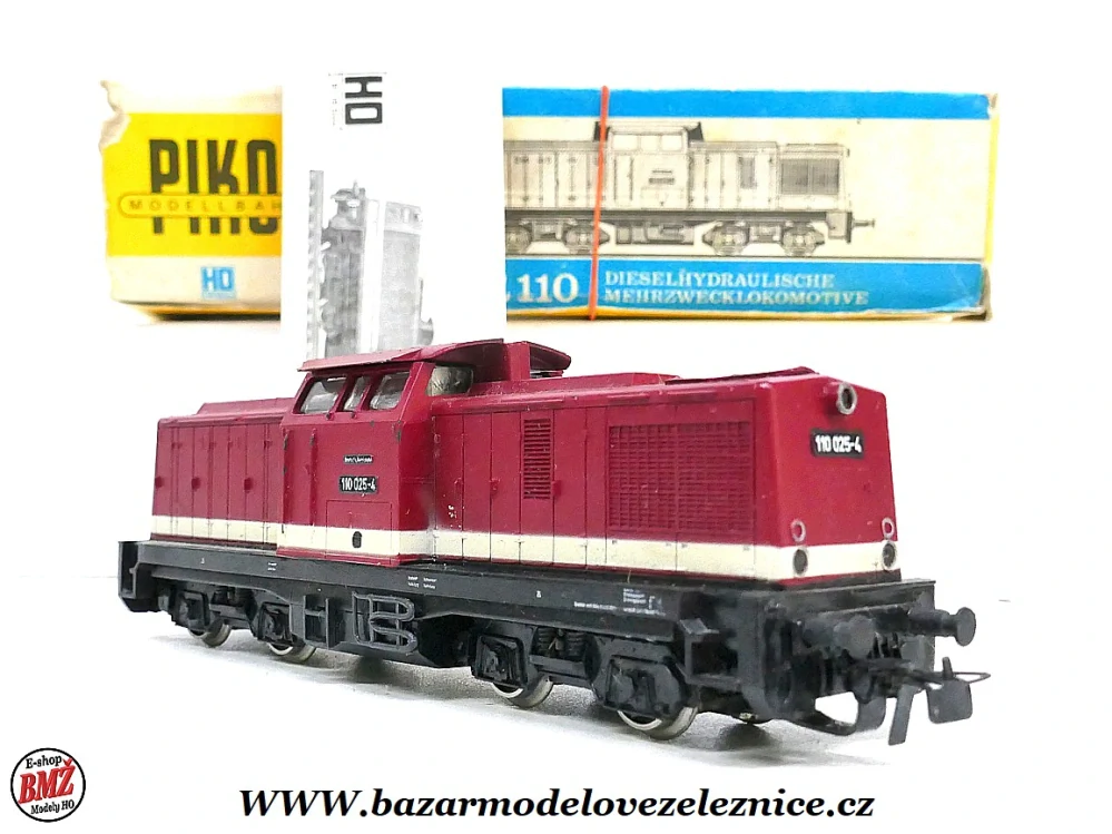 Piko DDR - DC - Dieselová lokomotiva BR 110 025 DR - HO