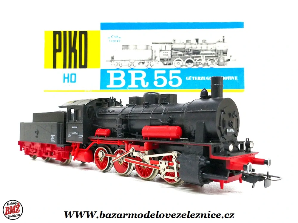 Piko DDR - DC - Parní lokomotiva BR 55 3784 DR - HO