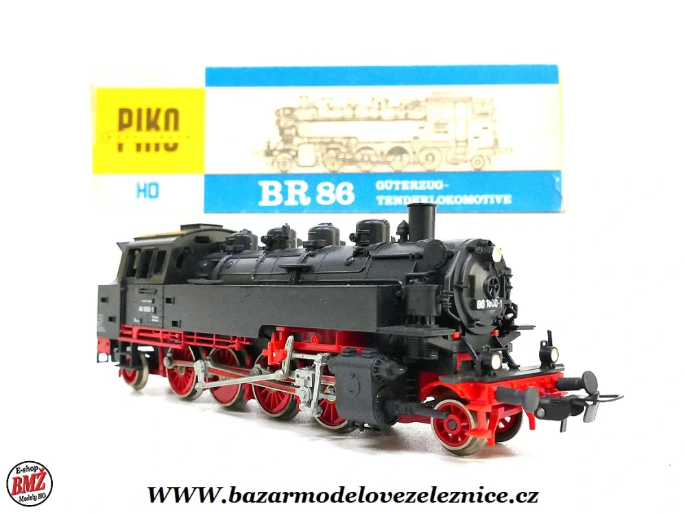 Piko DDR - DC - Parní lokomotiva BR 86 1800 DR - HO