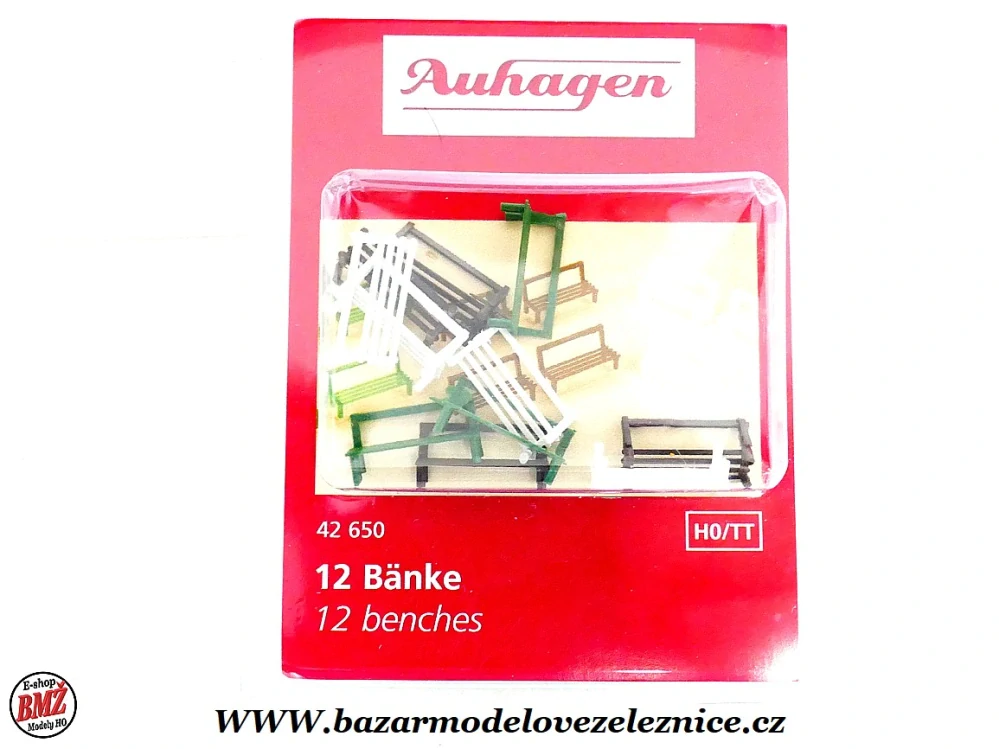 Auhagen - Lavička 12ks - HO