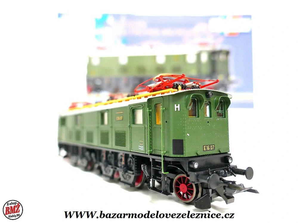 Roco - DSS - Elektrická lokomotiva muzeum E 16 07 DR - HO