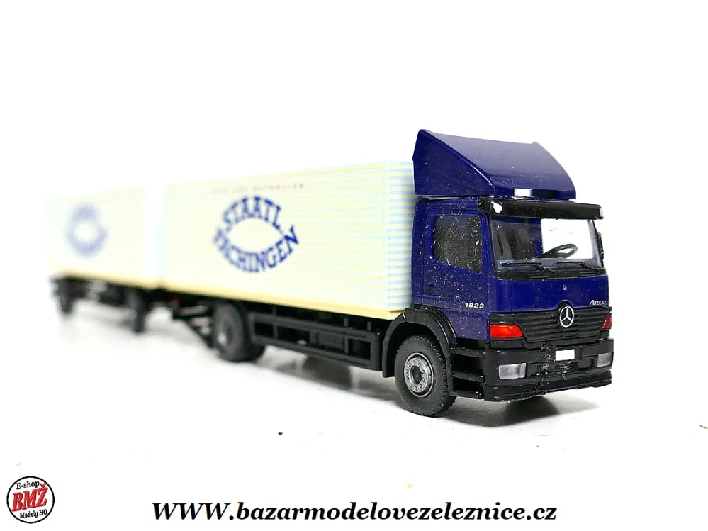 Wiking - Mercedes s přívěsem - HO