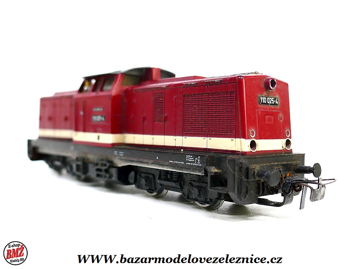 PIKO DDR - DC - Dieselová lokomotiva BR 110 025 DR - HO