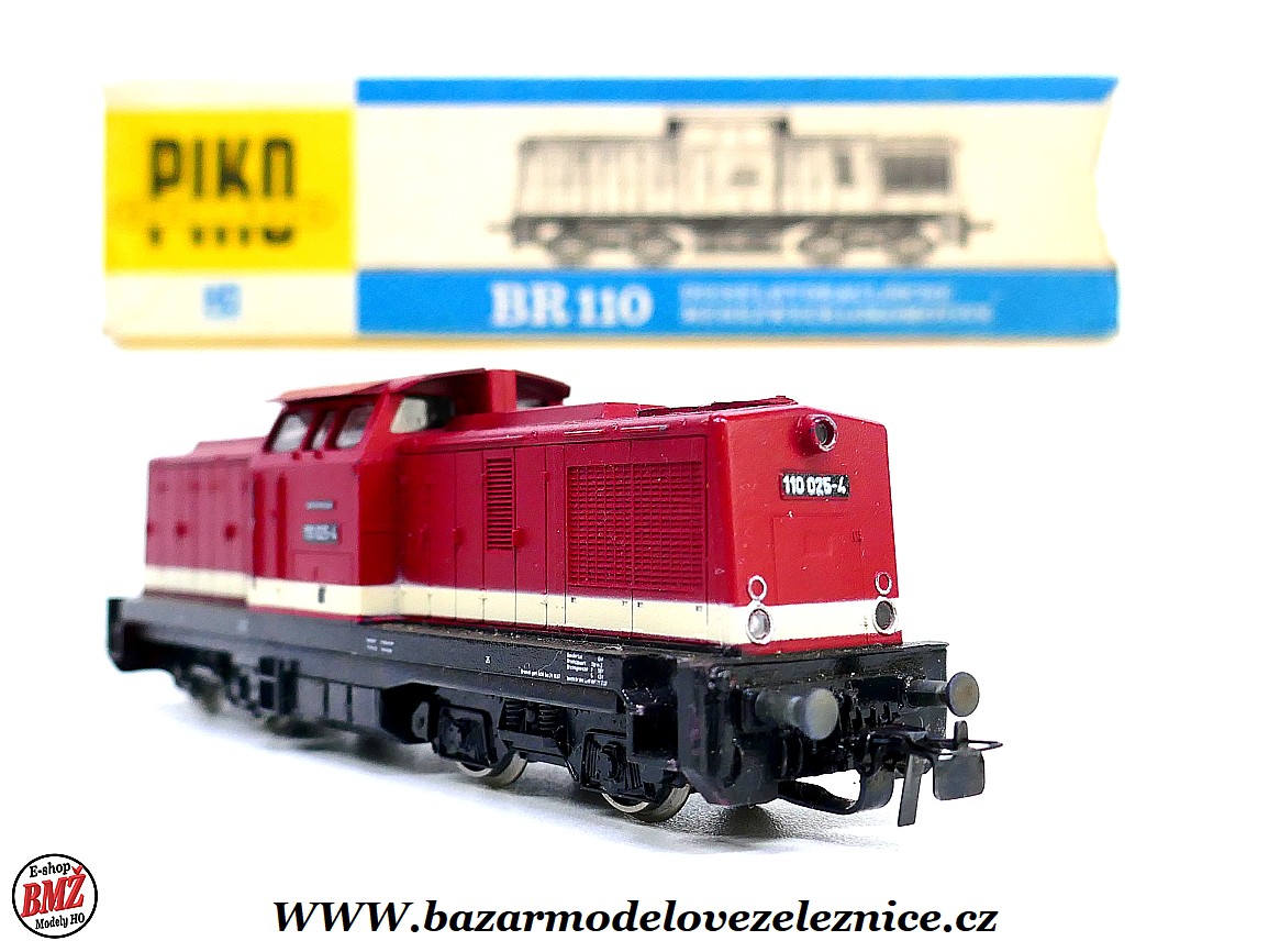 Piko DDR - DC - Dieselová lokomotiva BR 110 025 DR - HO