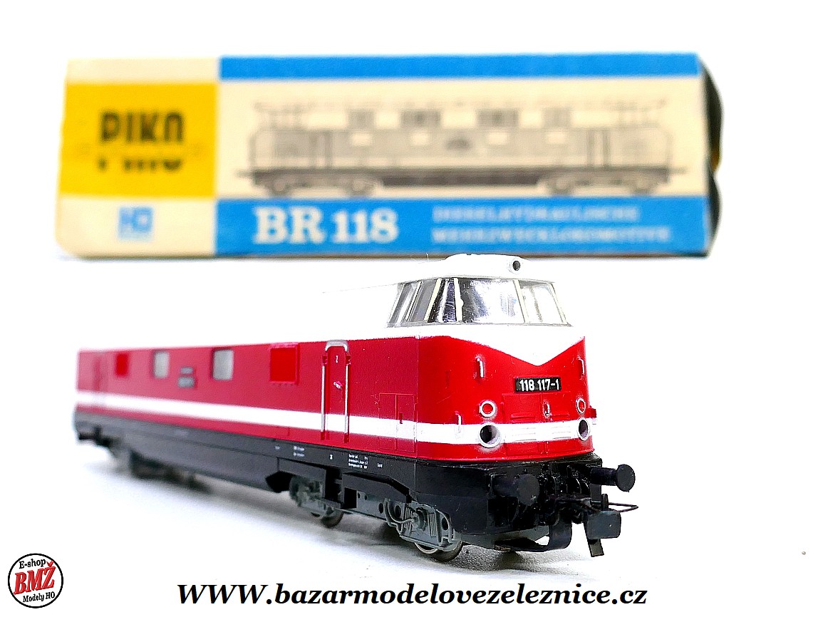 Piko DDR - DC - Dieselová lokomotiva BR 118 117 DR - HO